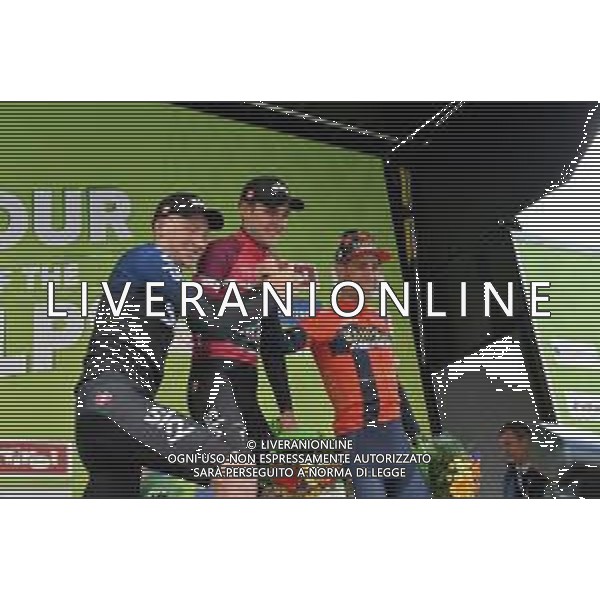 26-04-2019 Tour Of The Alps; Tappa 05 Caldaro - Bolzano; 2019, Bahrain - Merida; 2019, Team Sky; Nibali, Vincenzo; Geoghegan, Hart Tao; Sivakov, Pavel; Bolzano; © SIROTTI / AGENZIA ALDO LIVERANI SAS