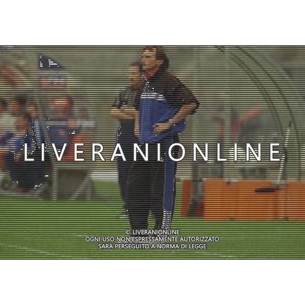 19-09-1999 MONZA CAMPIONATO DI CALCIO SERIE B MONZA EMPOLI 1-0 NELLA FOTO PIERLUIGI FROSIO ALLENATORE MONZA CALCIO AG ALDO LIVERANI SAS