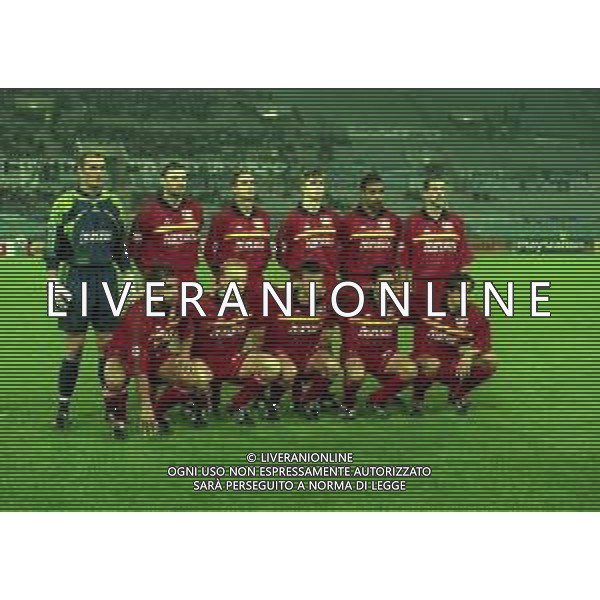 27-10-1999 ROMA-CHAMPIONS LEAGUE LAZIO BAYERN 04 LEVERKUSEN 1-1 NELLA FOTO FORMAZIONE BAYERN LEVERKUSEN AG ALDO LIVERANI SAS