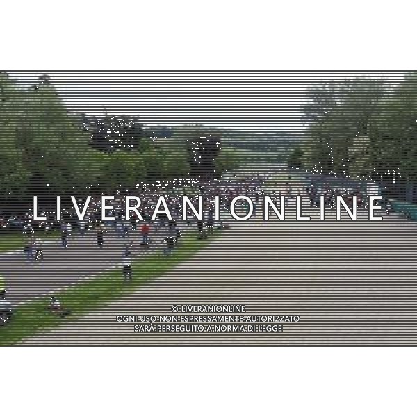 IMOLA 01 05 2019 AYRTON SENNA DAY 25 ANNIVERSARIO DALLA MORTE DI AYRTON SENNA A IMOLA 1994-2019 NELLA FOTO PUBBLICO AL TAMBURELLO DOVE E\' MORTO SENNA FOTO GIANNI SANNA-AG ALDO LIVERANI SAS