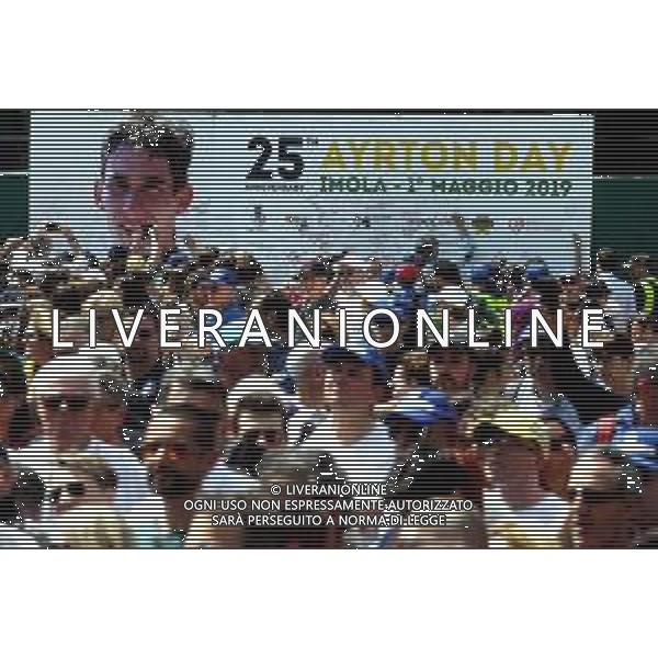 IMOLA 01 05 2019 AYRTON SENNA DAY 25 ANNIVERSARIO DALLA MORTE DI AYRTON SENNA A IMOLA 1994-2019 NELLA FOTO PUBBLICO FOTO GIANNI SANNA-AG ALDO LIVERANI SAS