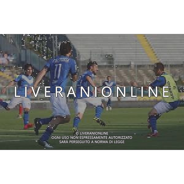 esultanza gol 1-0 di Daniele Dessena, Brescia - Ascoli partita di serie B, Brescia 1 maggio 2019. AG ALDO LIVERANI SAS