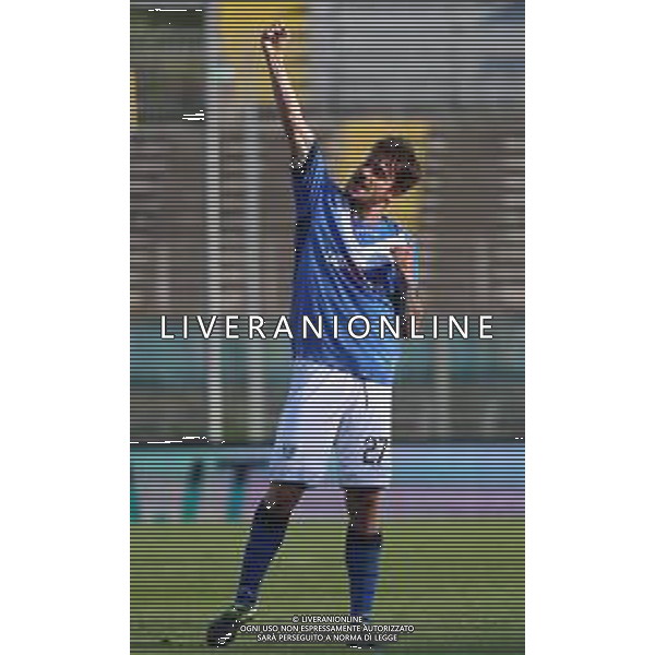 esultanza gol 1-0 di Daniele Dessena, Brescia - Ascoli partita di serie B, Brescia 1 maggio 2019. AG ALDO LIVERANI SAS