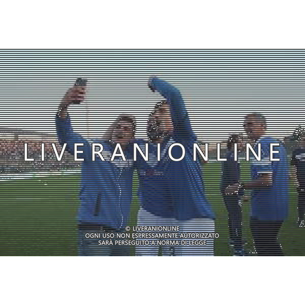 festegiamenti per la serie A, Brescia vs Ascoli serie b, Brescia 1 maggio 2019 . AG ALDO LIVERANI SAS
