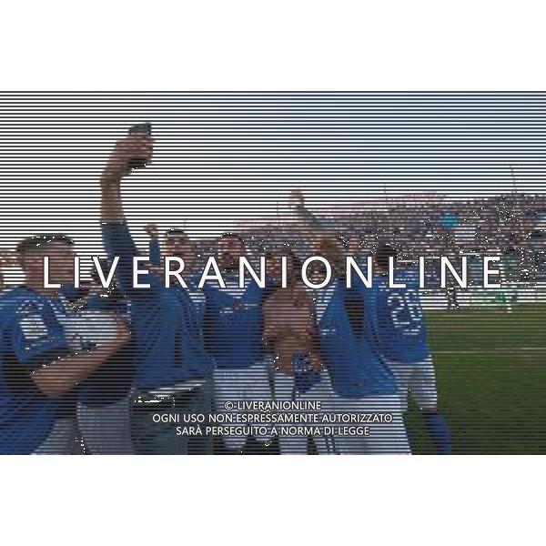 festegiamenti per la serie A, Brescia vs Ascoli serie b, Brescia 1 maggio 2019 . AG ALDO LIVERANI SAS