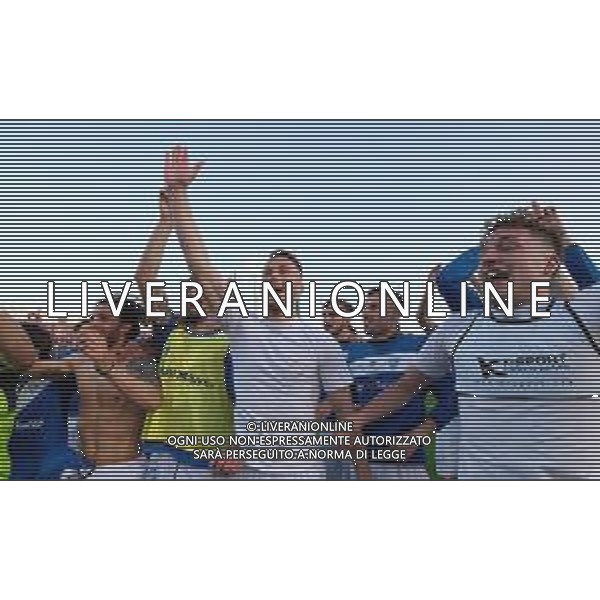festegiamenti per la serie A, Brescia vs Ascoli serie b, Brescia 1 maggio 2019 . AG ALDO LIVERANI SAS