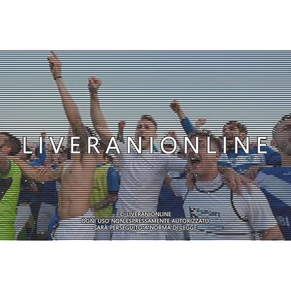 festegiamenti per la serie A, Brescia vs Ascoli serie b, Brescia 1 maggio 2019 . AG ALDO LIVERANI SAS