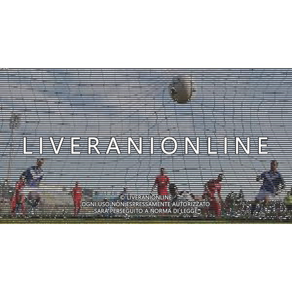 gol 1-0 di Daniele Dessena, Brescia - Ascoli partita di serie B, Brescia 1 maggio 2019. AG ALDO LIVERANI SAS