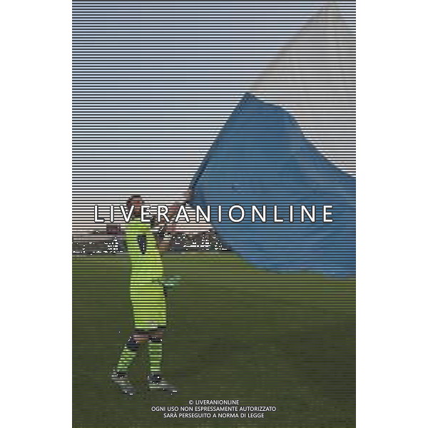 esultanza a fine partita di Enrico Alfonso , Brescia - Ascoli partita di serie B, Brescia 1 maggio 2019. AG ALDO LIVERANI SAS