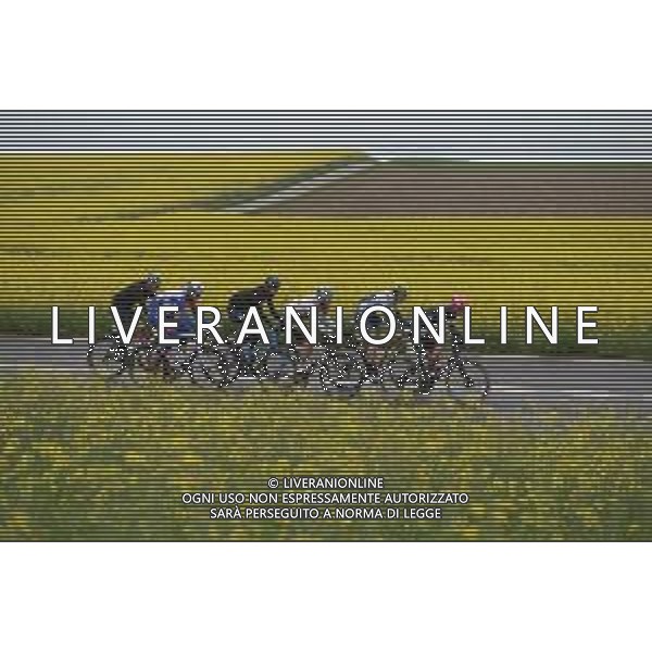02-05-2019 Tour De Romandie; Tappa 02 Le Locle - Morges; 2019, Ag2r La Mondiale; 2019, Groupama - Fdj; 2019, Movistar; 2019, Ef Education - First; 2019, Wanty - Gobert; 2019, Svizzera; Bagdonas, Gediminas; Kung, Stefan; Arcas Pena, Jorge; Brown, Nathan; Backaert, Frederik; Imhof, Claudio; ©SIROTTI / AGENZIA ALDO LIVERANI SAS