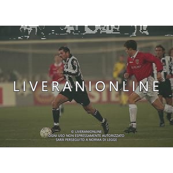 10-12-1997 TORINO-COPPA CAMPIONI JUVENTUS -MANCHESTER UNITED 1-0 NELLA FOTO ZINEDINE ZIDANE AG ALDO LIVERANI SAS