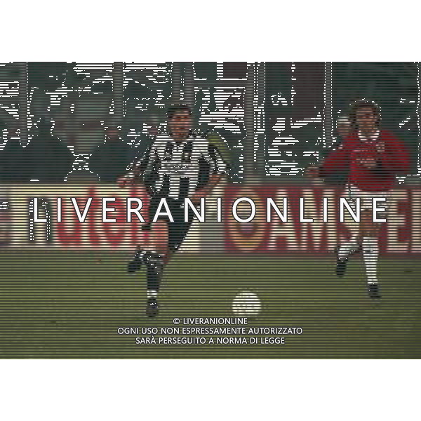 10-12-1997 TORINO-COPPA CAMPIONI JUVENTUS -MANCHESTER UNITED 1-0 NELLA FOTO ALESSIO TACCHINARDI AG ALDO LIVERANI SAS