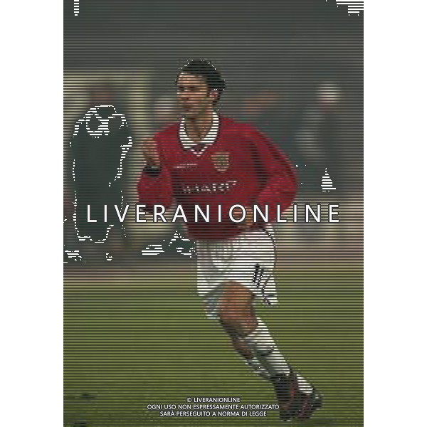 10-12-1997 TORINO-COPPA CAMPIONI JUVENTUS -MANCHESTER UNITED 1-0 NELLA FOTO RYAN GIGGS AG ALDO LIVERANI SAS