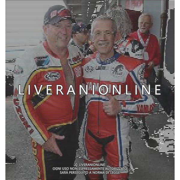 IMOLA 03 05 2019 200 MIGLIA REVIVAL NELLA FOTO GRAEME CROSBY E STEVE BAKER FOTO GIANNI SANNA-AG ALDO LIVERANI SAS