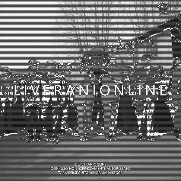 Funerali del pilota automobilistico Eugenio Castellotti, a Lodi il 16.03.1957 - RETROSPETTIVA ©ARCHIVIO / AGENZIA ALDO LIVERANI SAS