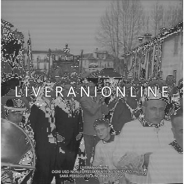 Funerali del pilota automobilistico Eugenio Castellotti, a Lodi il 16.03.1957 - RETROSPETTIVA ©ARCHIVIO / AGENZIA ALDO LIVERANI SAS