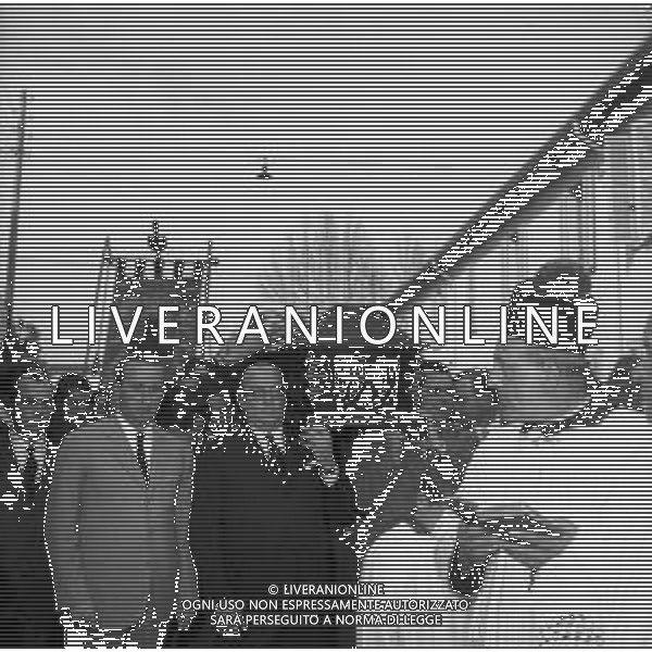 Funerali del pilota automobilistico Eugenio Castellotti, a Lodi il 16.03.1957 - RETROSPETTIVA ©ARCHIVIO / AGENZIA ALDO LIVERANI SAS