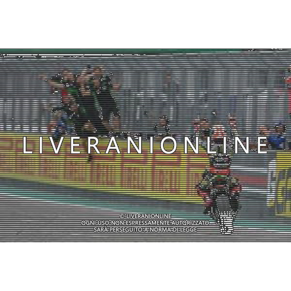 Motori: WorldSBK Pirelli Italian Round 11 Maggio 2019 Imola (Bo) nella foto jonathan Rea 1 esultanza all\'arrivo - Superbike Gara 1 ©ARCHIVIO / AGENZIA ALDO LIVERANI SAS
