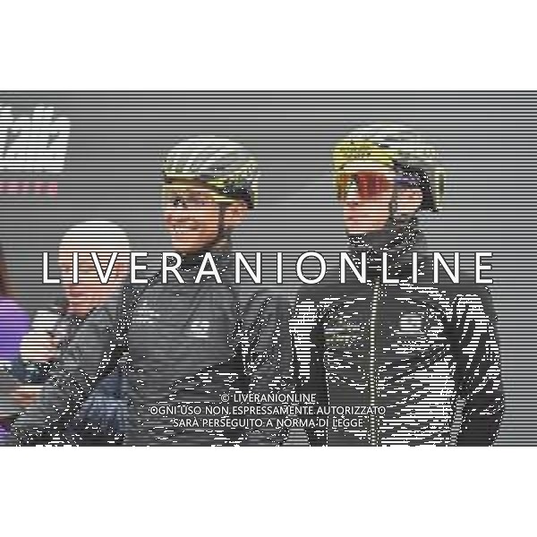 12-05-2019 Giro D\'italia; Tappa 02 Bologna - Fucecchio; 2019, Mitchelton - Scott; Yates, Simon; Chaves Rubio, Johan Estaban; Bologna Piazza Maggiore; - PARTENZA ©SIROTTI / AGENZIA ALDO LIVERANI SAS