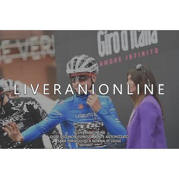 12-05-2019 Giro D\'italia; Tappa 02 Bologna - Fucecchio; 2019, Trek - Segafredo; Ciccone, Giulio; Bologna Piazza Maggiore; - PARTENZA ©SIROTTI / AGENZIA ALDO LIVERANI SAS