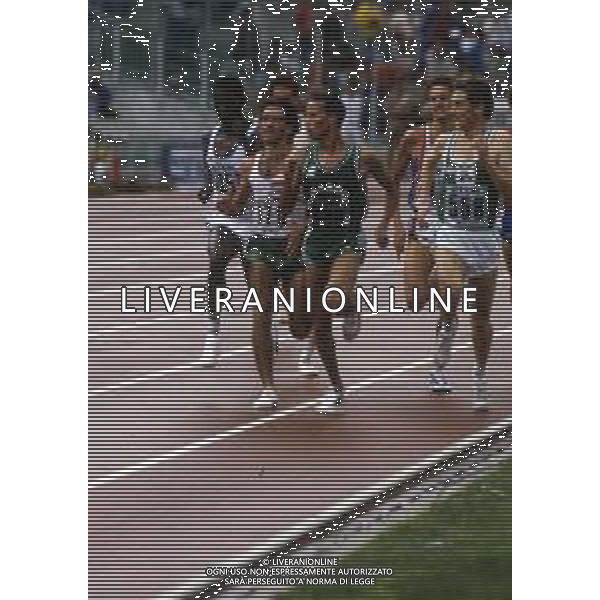 RETROSPETTIVA SAID AOUITA ATLETICA ROMA 1987 NELLA FOTO SAID AOUITA AG ALDO LIVERANI SAS