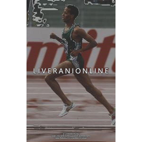 RETROSPETTIVA SAID AOUITA ATLETICA ROMA 1987 NELLA FOTO SAID AOUITA AG ALDO LIVERANI SAS