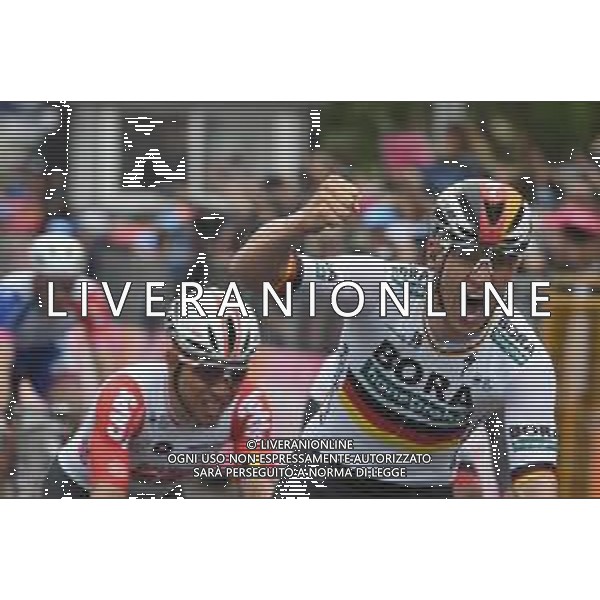 12-05-2019 Giro D\'italia; Tappa 02 Bologna - Fucecchio; 2019, Bora - Hansgrohe; Ackermann, Pascal; Fucecchio; - ARRIVO E PODIO ©SIROTTI / AGENZIA ALDO LIVERANI SAS