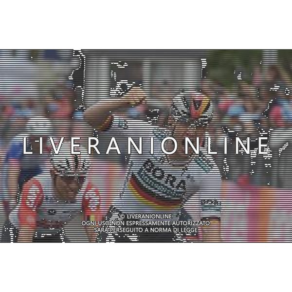 12-05-2019 Giro D\'italia; Tappa 02 Bologna - Fucecchio; 2019, Bora - Hansgrohe; Ackermann, Pascal; Fucecchio; - ARRIVO E PODIO ©SIROTTI / AGENZIA ALDO LIVERANI SAS