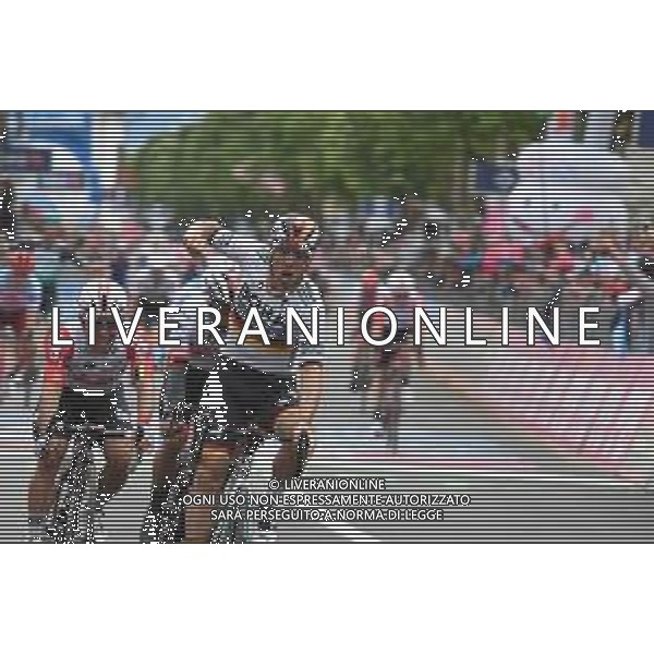 12-05-2019 Giro D\'italia; Tappa 02 Bologna - Fucecchio; 2019, Bora - Hansgrohe; Ackermann, Pascal; Fucecchio; - ARRIVO E PODIO ©SIROTTI / AGENZIA ALDO LIVERANI SAS