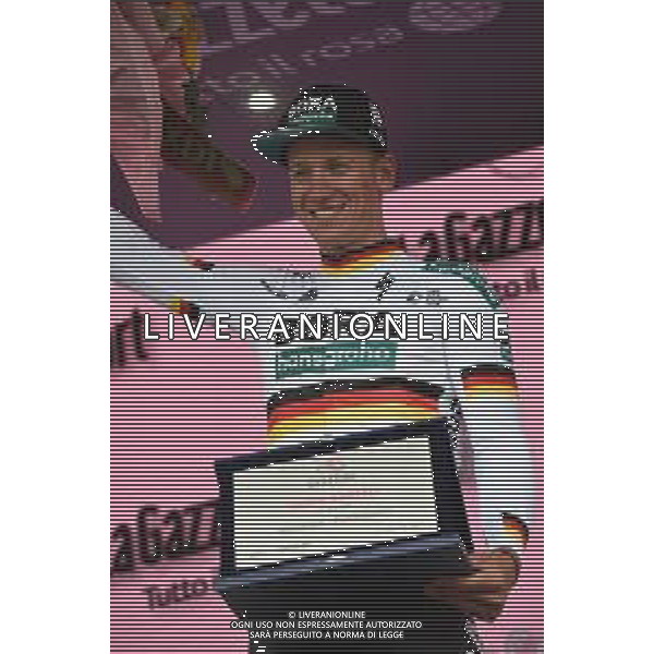 12-05-2019 Giro D\'italia; Tappa 02 Bologna - Fucecchio; 2019, Bora - Hansgrohe; Ackermann, Pascal; Bartali, Gino; Fucecchio; - ARRIVO E PODIO ©SIROTTI / AGENZIA ALDO LIVERANI SAS
