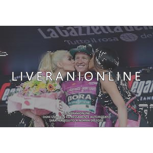 12-05-2019 Giro D\'italia; Tappa 02 Bologna - Fucecchio; 2019, Bora - Hansgrohe; Ackermann, Pascal; Fucecchio; - ARRIVO E PODIO ©SIROTTI / AGENZIA ALDO LIVERANI SAS