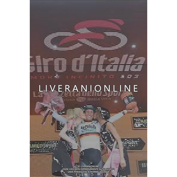 12-05-2019 Giro D\'italia; Tappa 02 Bologna - Fucecchio; 2019, Bora - Hansgrohe; Ackermann, Pascal; Fucecchio; - ARRIVO E PODIO ©SIROTTI / AGENZIA ALDO LIVERANI SAS