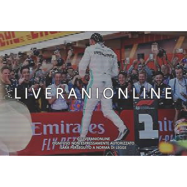 Race winner Lewis Hamilton (GBR) Mercedes AMG F1 W10 celebrates in parc ferme. 12.05.2019. Formula 1 World Championship, Rd 5, Spanish Grand Prix, Barcelona, Spain, Race Day. AG ALDO LIVERANI SAS-ONLY ITALY