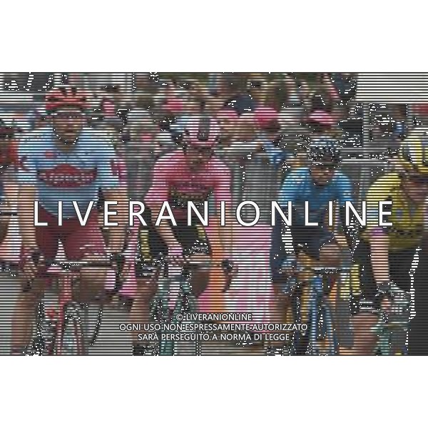 12-05-2019 Giro D\'italia; Tappa 02 Bologna - Fucecchio; 2019, Jumbo - Visma; Roglic, Primoz; Fucecchio; - ARRIVO E PODIO ©SIROTTI / AGENZIA ALDO LIVERANI SAS