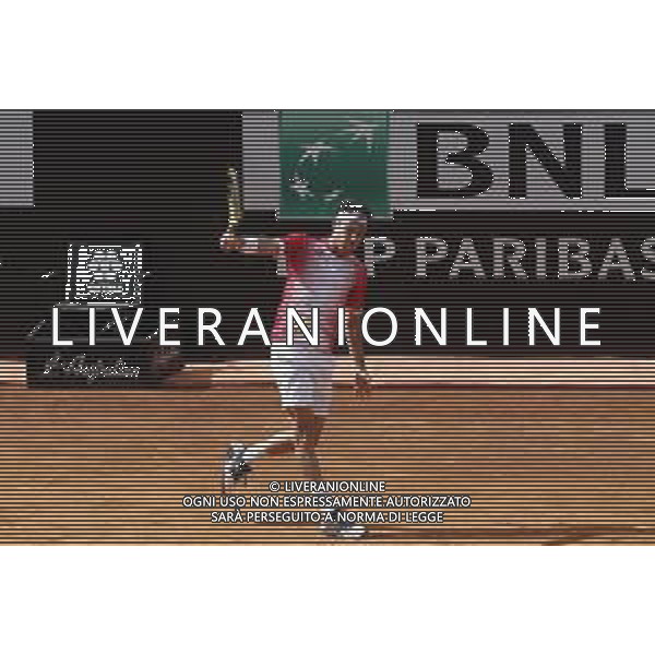 Roma 13/05/2019 - INTERNAZIONALI BNL D\' Italia 2019 - Alex de Minaur vs Marco Cecchinato nella foto: Marco Cecchinato ©Claudio Zamagni/Agenzia Aldo Liverani s.a.s. Marco Cecchinato in action during the Woman Singles match between Alex de Minaur and Marco Cecchinato at the The Internazionali BNL d\'Italia 2019 at Foro Italico on May 13, 2015 in Rome, Italy. / AGENZIA ALDO LIVERANI SAS