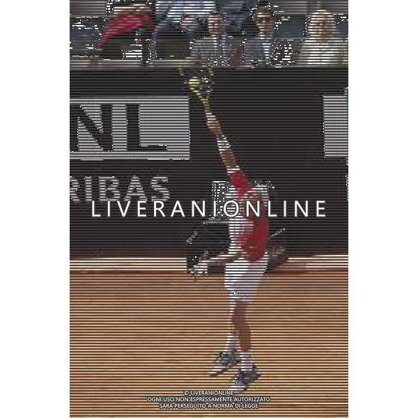 Roma 13/05/2019 - INTERNAZIONALI BNL D\' Italia 2019 - Alex de Minaur vs Marco Cecchinato nella foto: ©Claudio Zamagni/Agenzia Aldo Liverani s.a.s. in action during the Woman Singles match between Alex de Minaur and Marco Cecchinato at the The Internazionali BNL d\'Italia 2019 at Foro Italico on May 13, 2015 in Rome, Italy. / AGENZIA ALDO LIVERANI SAS