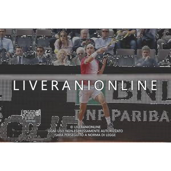 Roma 13/05/2019 - INTERNAZIONALI BNL D\' Italia 2019 - Alex de Minaur vs Marco Cecchinato nella foto: Marco Cecchinato ©Claudio Zamagni/Agenzia Aldo Liverani s.a.s. Marco Cecchinato in action during the Woman Singles match between Alex de Minaur and Marco Cecchinato at the The Internazionali BNL d\'Italia 2019 at Foro Italico on May 13, 2015 in Rome, Italy. / AGENZIA ALDO LIVERANI SAS