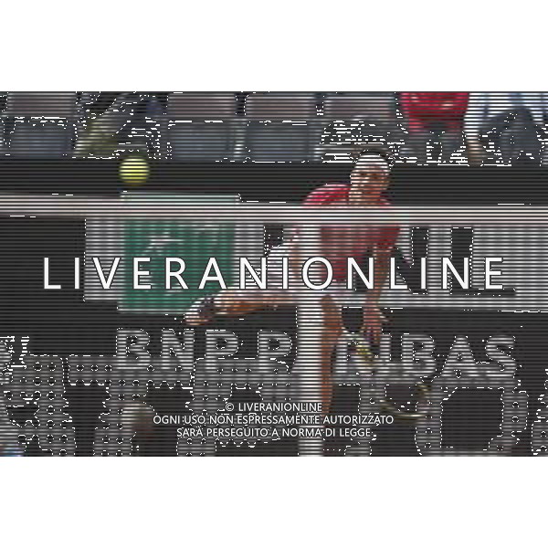 Roma 13/05/2019 - INTERNAZIONALI BNL D\' Italia 2019 - Alex de Minaur vs Marco Cecchinato nella foto: Marco Cecchinato ©Claudio Zamagni/Agenzia Aldo Liverani s.a.s. Marco Cecchinato in action during the Woman Singles match between Alex de Minaur and Marco Cecchinato at the The Internazionali BNL d\'Italia 2019 at Foro Italico on May 13, 2015 in Rome, Italy. / AGENZIA ALDO LIVERANI SAS