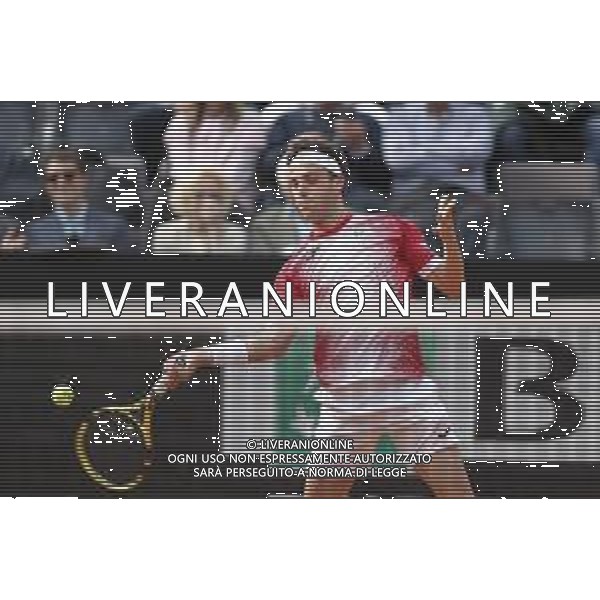 Roma 13/05/2019 - INTERNAZIONALI BNL D\' Italia 2019 - Alex de Minaur vs Marco Cecchinato nella foto: Marco Cecchinato ©Claudio Zamagni/Agenzia Aldo Liverani s.a.s. Marco Cecchinato in action during the Woman Singles match between Alex de Minaur and Marco Cecchinato at the The Internazionali BNL d\'Italia 2019 at Foro Italico on May 13, 2015 in Rome, Italy. / AGENZIA ALDO LIVERANI SAS