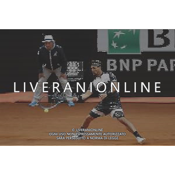Roma 13/05/2019 - INTERNAZIONALI BNL D\' Italia 2019 - Jo-Wilfried Tsonga vs Fabio Fognini nella foto: Fabio Fognini ©Claudio Zamagni/Agenzia Aldo Liverani s.a.s. Fabio Fognini in action during the Mens Singles match between Jo-Wilfried Tsonga and Fabio Fognini at the The Internazionali BNL d\'Italia 2019 at Foro Italico on May 13, 2015 in Rome, Italy. / AGENZIA ALDO LIVERANI SAS