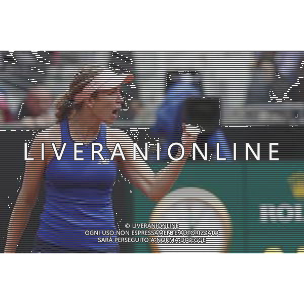 Roma 13/05/2019 - INTERNAZIONALI BNL D\' Italia 2019 - Danielle Collins vs Caroline Wozniacki - nella foto: Danielle Collins ©Claudio Zamagni/Agenzia Aldo Liverani s.a.s. Danielle Collinsduring the woman match between Danielle Collins and Caroline Wozniacki at the The Internazionali BNL d\'Italia 2019 at Foro Italico on May 14, 2019 in Rome, Italy. / AGENZIA ALDO LIVERANI SAS