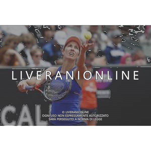 Roma 13/05/2019 - INTERNAZIONALI BNL D\' Italia 2019 - Danielle Collins vs Caroline Wozniacki - nella foto: Danielle Collins ©Claudio Zamagni/Agenzia Aldo Liverani s.a.s. Danielle Collins during the woman match between Danielle Collins and Caroline Wozniacki at the The Internazionali BNL d\'Italia 2019 at Foro Italico on May 14, 2019 in Rome, Italy. / AGENZIA ALDO LIVERANI SAS