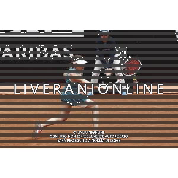 Roma 13/05/2019 - INTERNAZIONALI BNL D\' Italia 2019 - Ayna Sabalenka vs Alize Cornet - nella foto: Alize Cornet ©Claudio Zamagni/Agenzia Aldo Liverani s.a.s. Alize Cornet during the woman match between Ayna Sabalenka and Alize Cornet at the The Internazionali BNL d\'Italia 2019 at Foro Italico on May 14, 2019 in Rome, Italy. / AGENZIA ALDO LIVERANI SAS