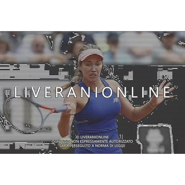 Roma 13/05/2019 - INTERNAZIONALI BNL D\' Italia 2019 - Danielle Collins vs Caroline Wozniacki - nella foto: Danielle Collins ©Claudio Zamagni/Agenzia Aldo Liverani s.a.s. Danielle Collins during the woman match between Danielle Collins and Caroline Wozniacki at the The Internazionali BNL d\'Italia 2019 at Foro Italico on May 14, 2019 in Rome, Italy. / AGENZIA ALDO LIVERANI SAS