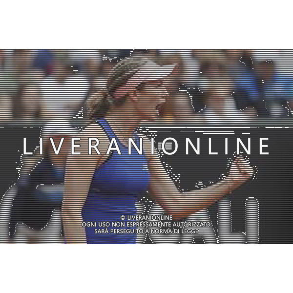 Roma 13/05/2019 - INTERNAZIONALI BNL D\' Italia 2019 - Danielle Collins vs Caroline Wozniacki - nella foto: Danielle Collins ©Claudio Zamagni/Agenzia Aldo Liverani s.a.s. Danielle Collins during the woman match between Danielle Collins and Caroline Wozniacki at the The Internazionali BNL d\'Italia 2019 at Foro Italico on May 14, 2019 in Rome, Italy. / AGENZIA ALDO LIVERANI SAS