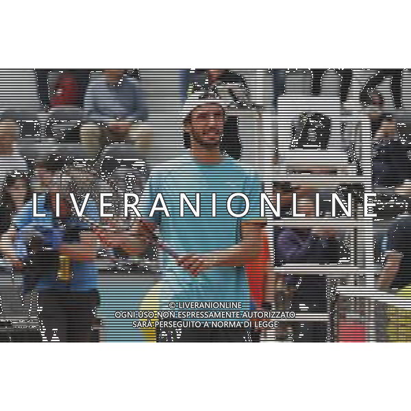 Roma 13/05/2019 - INTERNAZIONALI BNL D\' Italia 2019 - Marin Clinic vs Andrea Basso - nella foto: Andrea Basso ©Claudio Zamagni/Agenzia Aldo Liverani s.a.s. Andrea Basso during the mens match between Marin Clinic and Andrea Basso at the The Internazionali BNL d\'Italia 2019 at Foro Italico on May 14, 2019 in Rome, Italy./ AGENZIA ALDO LIVERANI SAS
