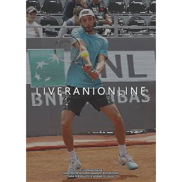 Roma 13/05/2019 - INTERNAZIONALI BNL D\' Italia 2019 - Marin Clinic vs Andrea Basso - nella foto: Andrea Basso ©Claudio Zamagni/Agenzia Aldo Liverani s.a.s. Andrea Basso during the mens match between Marin Clinic and Andrea Basso at the The Internazionali BNL d\'Italia 2019 at Foro Italico on May 14, 2019 in Rome, Italy./ AGENZIA ALDO LIVERANI SAS