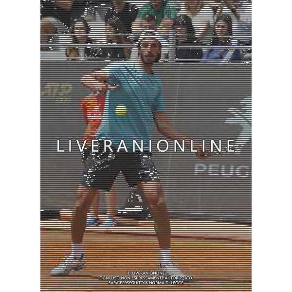 Roma 13/05/2019 - INTERNAZIONALI BNL D\' Italia 2019 - Marin Clinic vs Andrea Basso - nella foto: Andrea Basso ©Claudio Zamagni/Agenzia Aldo Liverani s.a.s. Andrea Basso during the mens match between Marin Clinic and Andrea Basso at the The Internazionali BNL d\'Italia 2019 at Foro Italico on May 14, 2019 in Rome, Italy./ AGENZIA ALDO LIVERANI SAS
