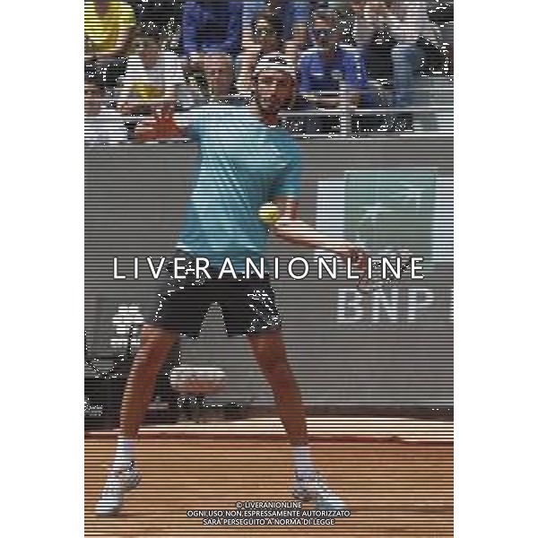 Roma 13/05/2019 - INTERNAZIONALI BNL D\' Italia 2019 - Marin Clinic vs Andrea Basso - nella foto: Andrea Basso ©Claudio Zamagni/Agenzia Aldo Liverani s.a.s. Andrea Basso during the mens match between Marin Clinic and Andrea Basso at the The Internazionali BNL d\'Italia 2019 at Foro Italico on May 14, 2019 in Rome, Italy./ AGENZIA ALDO LIVERANI SAS