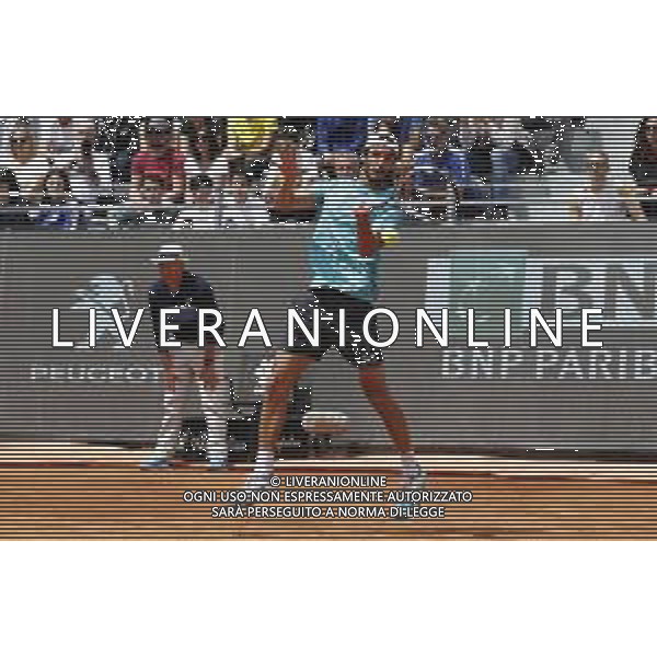Roma 13/05/2019 - INTERNAZIONALI BNL D\' Italia 2019 - Marin Clinic vs Andrea Basso - nella foto: Andrea Basso ©Claudio Zamagni/Agenzia Aldo Liverani s.a.s. Andrea Basso during the mens match between Marin Clinic and Andrea Basso at the The Internazionali BNL d\'Italia 2019 at Foro Italico on May 14, 2019 in Rome, Italy./ AGENZIA ALDO LIVERANI SAS